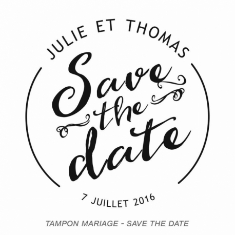 Tampon Save the Date