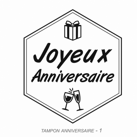 Tampon Joyeux Anniversaire