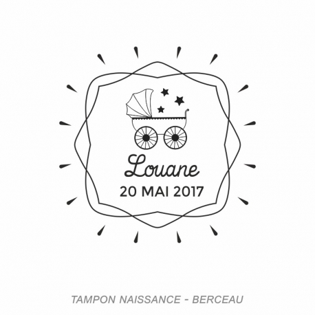 Tampon Naissance Berceau